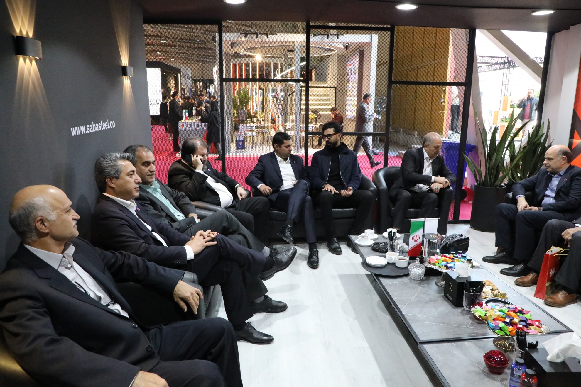 حضور صبا فولاد خلیج فارس در نمایشگاه بینالمللی ایران متافو