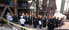 بازدید جمعی از دانشگاهیان هرمزگان از شرکت صبا فولاد خلیج فارس در قالب دوره روایت پیشرفت "صمت انقلاب"